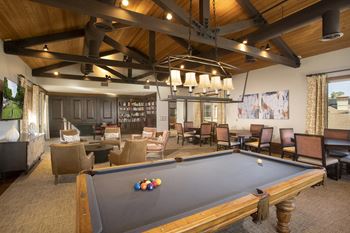 Billiards game room